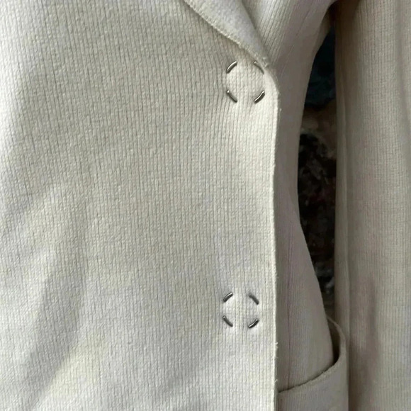 ACNE STUDIOS Ivory Slim Boil jacket size 36/S - Picture 2 of 11